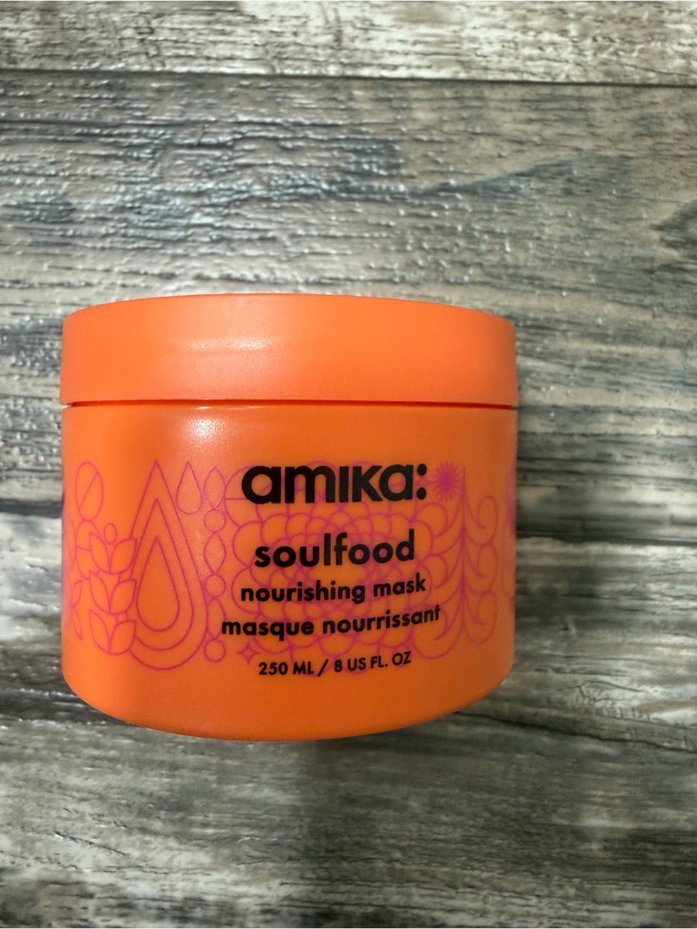 amika Soulfood Nourishing Mask – Bright Orange
